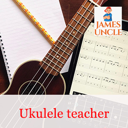 Ukulele teacher Mr. Utpal Baruri in Behala